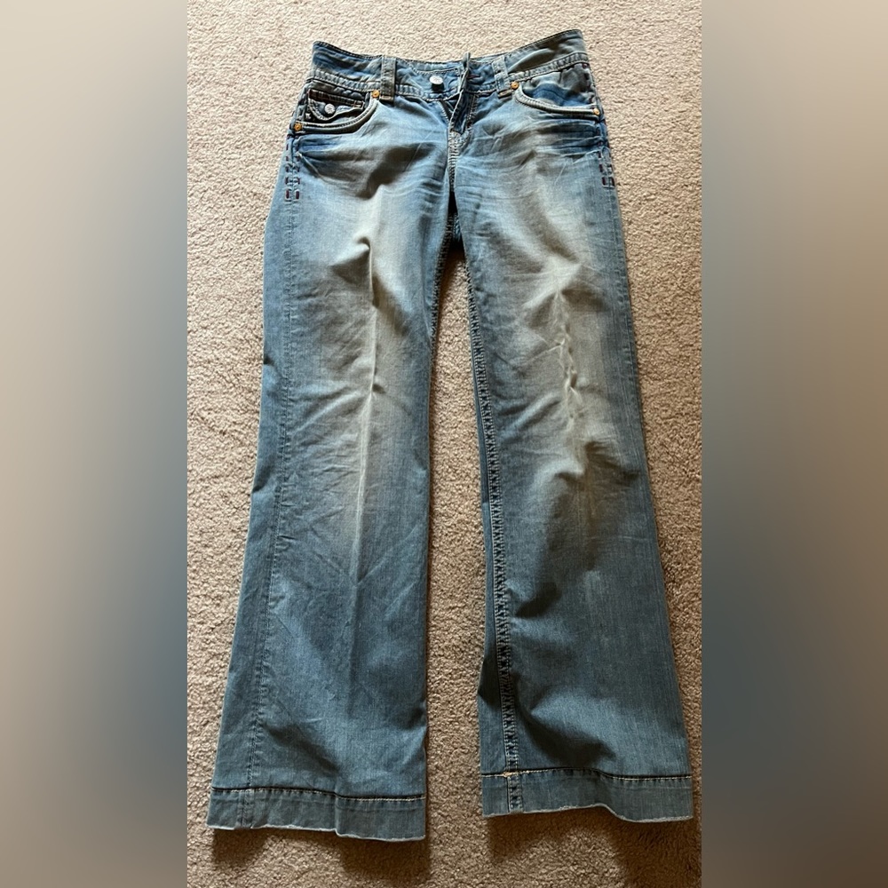 MEK jeans. Boot leg.